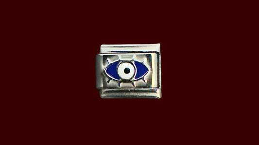 Eye of Ra Italian Charm – Silver Base