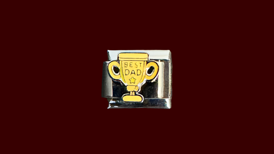 Trophy Italian Charm – Silver Base